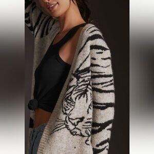 Anthropologie / RD Style Tiger Cardigan